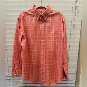 Roundtree and Yorke Gold Label Casual Button Down Shirt Size L New without tags!